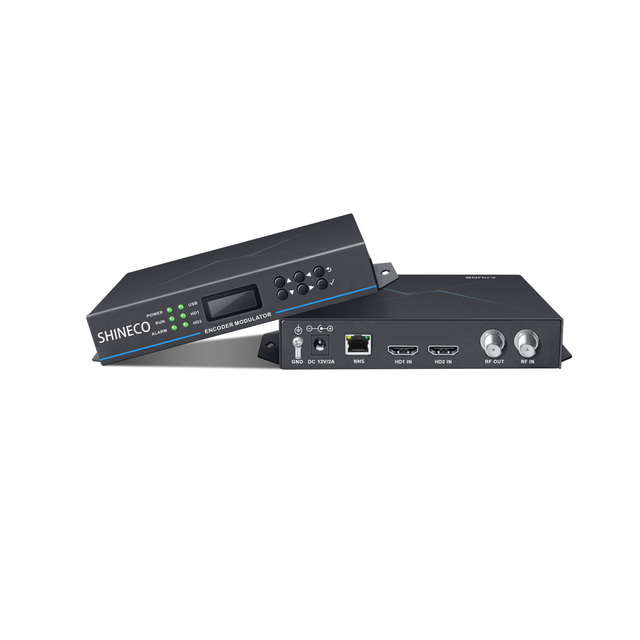 Digital Dual Channel HDMI to ATSC DVB-T DVB-C QAM ISDB-T Modulator