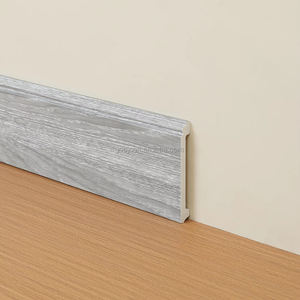 Paneles de rodapié PS de fábrica, textura de <span class=keywords><strong>madera</strong></span> blanca, decorativo, moderno, Retro, PS, rodapié, accesorio de suelo, tablero Base PS - Product Image 3