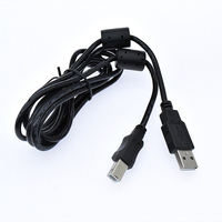 Kabel Printer kustom kabel USB B laki-laki kepang kabel Data cetak berpelindung untuk HP untuk Canon Lexmark untuk Epson pemindai Dell