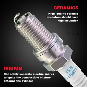 Bujía de Iridio para Gasolina 90919-01168 PK16R11 para Vios, Crown, Prius <span class=keywords><strong>LX</strong></span> - Product Image 2