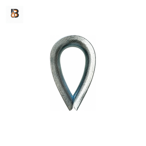 DIN3090 Metric Galvanized Wire Rope Thimble 4-60mm Heart Ring Eye Protector Cable Sling Marine Mooring Shandong BeiFan - Product Image 1