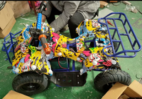 Mini Quad 4x4, Buggy de Plage à 4 Roues, Petit VTT Électrique pour Enfants, 48V 1000W, Buggy de Plage Tout-Terrain
