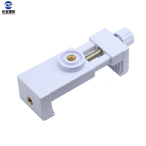 Support de téléphone en plastique Changsheng avec clip de fixation, support de bureau télescopique à filetage 1/4, en matériau ABS - Product Image 1