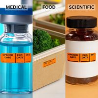 Étiquettes de codes-barres médicales personnalisées écologiques sensibles à la chaleur, autocollants adhésifs en PP imperméables, identification des patients hospitaliers