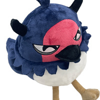 Porte-clés en peluche personnalisable UYEAH OEM/ODM, design sur mesure, oiseau étoilé ou aigle en tissu avec logo personnalisé