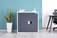 Armoire de rangement moderne en acier avec serrure électronique à code, 2 tiroirs - Durable et écologique pour chambre et école