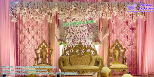 Dernières tendances en matière de murs de bougies pour mariages : murs de bougies modernes de conception ronde pour scènes de mariage en Malaisie - Product Image 3