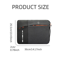Sacoche pour ordinateur portable Macbook Air Pro Tablet Case 13.3 14 15.6 pouces Notebook Handbag pour Ipad Huawei Lenovo Asus Dell Men Pouch