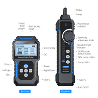 Localizador de Cables de Red LCD NF-8209Pro con Medidor de Longitud, Probador PoE, Detector de Cortocircuitos y Cable Cruzado RJ45, Precio de Fábrica