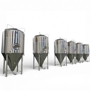 Mejor Precio Fermentador Cónico de Cerveza de Acero Inoxidable con Control de Temperatura 500L 8HL 10BBL 1200L 1500L - Product Image 5