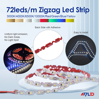 Tira de Luz LED Flexible 2835 4000K 6500K 12V Impermeable, Retroiluminación LED 72 LED Tipo Serpiente para Letras de Rótulos