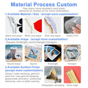 กล่องไพ่ทาโรต์พลาสติกแบบพับได้กำหนดเองสีแดงทองขอบพิมพ์ลายไพ่สำหรับใช้ในครอบครัว - Product Image 6