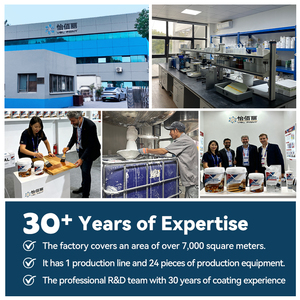 Vernice Epossidica <span class=keywords><strong>Bicomponente</strong></span> Personalizzata a Base d'Acqua, Rivestimento Liquido Multicolore per Ristrutturazione di Cemento Interno ed Esterno - Product Image 5