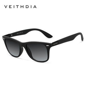 Veithdia Sunglasses <b>Black</b> <b>Frame</b> Green Lens UV400 Polarized Unisex Outdoor Use - Product Image 5