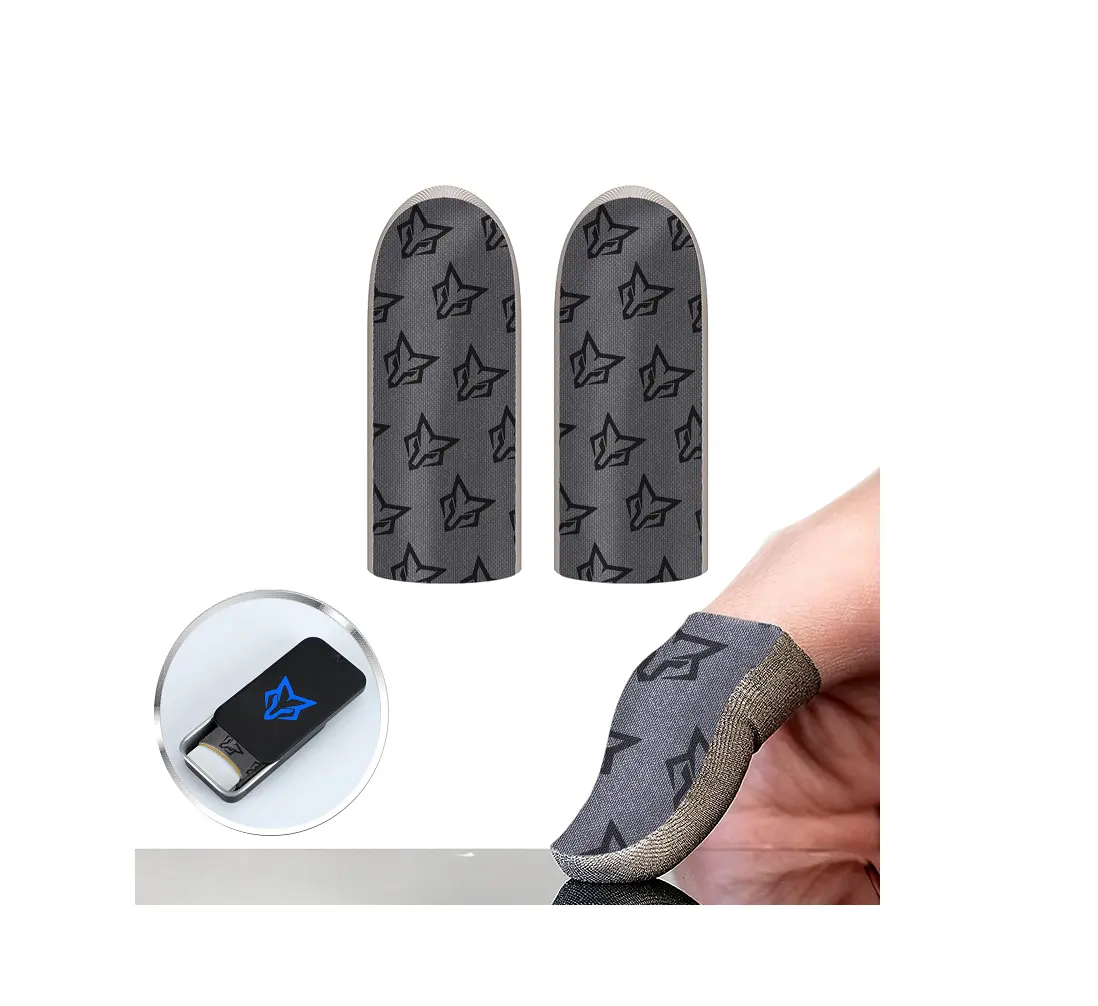 Перчатки Sarafox C1 из серебристой ткани, чувствительные, тонкие, моющиеся, для мобильных игр, перчатки для пальцев