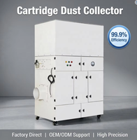 Collecteur de poussière industriel robuste à cartouche pour soudage et découpe multi-postes 2000-3000 m³/h Extracteur de fumée à jet pulsé