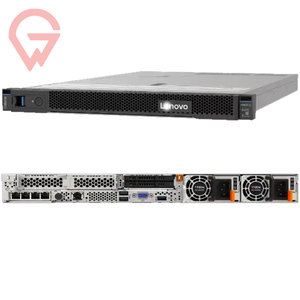 Serveur rack 1U ThinkSystem SR645 V3, double processeur, 24x DDR5 6400 MHz, 6 To SAS SATA pour la virtualisation de centre de données Lenovo - Product Image 2