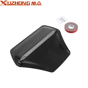Couverture de ventilation de capot en fibre de carbone Xuzhong noire pour Honda Civic 2016-2021 - Product Image 2