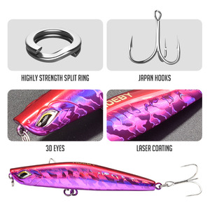 Noeby sinking pesca in mare stickbait hard bait colata lunga matita falso richiamo - Product Image 5