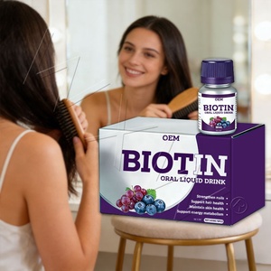 Bouteille de luxe de biotine liquide orale, <span class=keywords><strong>complément</strong></span> de biotine haute puissance pour adultes - Product Image 6