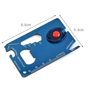 Credit Card Multitool with Led Light Outdoor Emergency 13 in <strong>1</strong> Multifunction Pocket Survival Tool <strong>for</strong> <strong>Gifts</strong> - Product Image 3