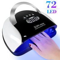 Kit de Manicura con Lámpara UV LED de Metal y Taladro, Equipo de Curado Rápido para Esmalte de Gel
