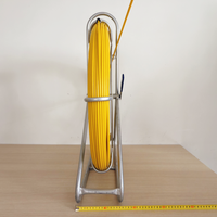 Outil de tirage de câbles portable en fibre de verre, tige de guidage de conduit en fibre de verre renforcée à haute résistance à la traction