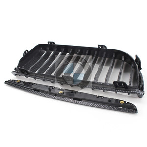 กระจังหน้าคาร์บอนไฟเบอร์แบบเส้นเดียวสำหรับ BMW E90 E91 ปี 2006 2008 รุ่นอัพเกรด A E90 LK TW - Product Image 4