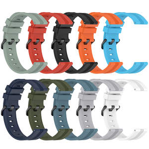 Correa de Reloj de Silicona de Color Puro, Accesorios para Reloj Huawei <span class=keywords><strong>Watch</strong></span> <span class=keywords><strong>Gt</strong></span> <span class=keywords><strong>3</strong></span> <span class=keywords><strong>SE</strong></span>, Correas de Silicona para Reloj - Product Image 1