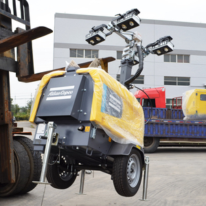 Мобильные светодиодные осветительные мачты Atlas Copco HiLight V5+ 5м, портативное освещение для строительных площадок, газовое топливо - Product Image 2