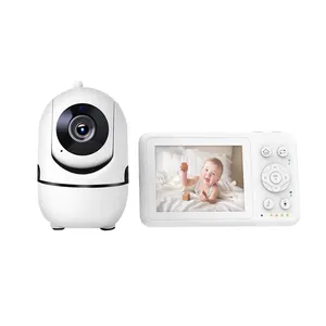 Factory Baby Monitor with Camera HD 3.5Inch Screen Temperature With Cry Sound Detection Two Way Talk Temperature Baby Monitor