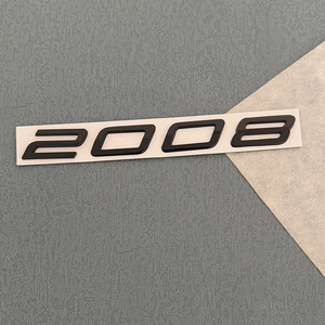 Nouveau 2025 <span class=keywords><strong>Peugeot</strong></span> 208 <span class=keywords><strong>308</strong></span> 508 3008 2008 5008 Autocollant 3D de luxe en plastique ABS pour coffre de voiture, emblème et accessoires - Product Image 2