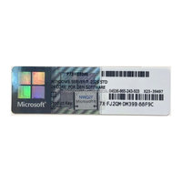 Autocollants Windows Server 2025 Standard, activation en ligne, autocollants Windows Server 2025 Std, livraison rapide