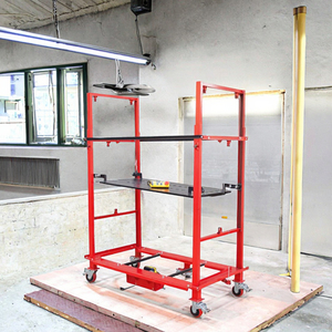 Elevador dobrável automático do andaime do aço Plataforma elétrica do andaime Tabela elétrica portátil do andaime - Product Image 5