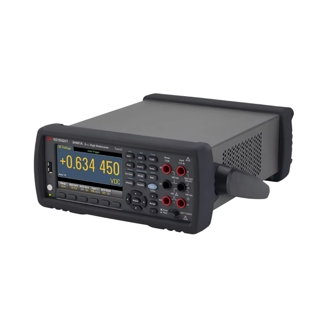 Keysight 34461A 6.5 Digit True RMS Digital Multimeter with High Accuracy 1000V/10A Safety Compliance (CAT I-III) Industrial Use