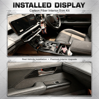 Kit de garnitures intérieures pour Toyota Hilux Travo 2026 – Ensemble complet en fibre de carbone – Accessoires de modification pour pick-up