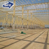 Estructura de acero prefabricada Taller Planta de trabajo de grado ligero Marco Edificios Doblado Procesado Hangar prefabricado Hall de acero