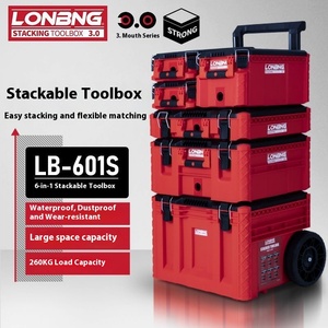 Industrial Customizable Anti-Dust Moisture <b>Tool</b> Storage System <b>Stackable</b> Case Wheels for Garage Workshop Organization ODM - Product Image 4