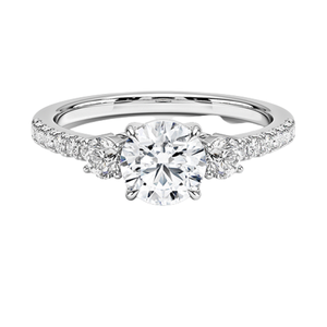 Romantic White Silver <b>Crystal</b> Engagement <b>Ring</b> Elegant Bridal Wedding Proposal Jewelry Gift <b>Ring</b> for Women Anniversary - Product Image 2