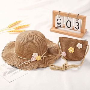 New Collection Straw <b>Hat</b> 2023 Kids Straw <b>Hat</b> <b>Bag</b> Set - Product Image 6