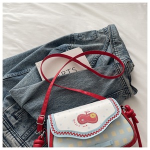 Bolso de Hombro con Diseño de Manzana, Estilo Moderno, para Mujer, Lindo y Elegante, con Paneles de Encaje, para Compras - Product Image 5