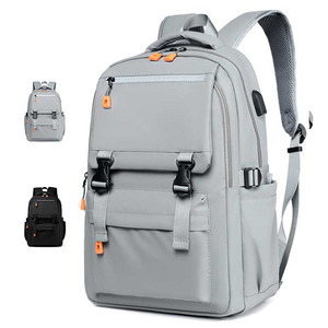 Sacs à dos d'école en gros personnalisés, sac à dos décontracté en nylon, sac à dos pour adolescents, étudiants universitaires, sacs d'école, mochilas, sac à dos unisexe - Product Image 1