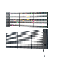 Écran LED transparent P15.6 P25.25, affichage à grille, haute luminosité, extérieur, étanche IP66