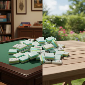 Juego de Fichas de Mahjong Americanas de Acrílico Azul <span class=keywords><strong>Coral</strong></span>, Modernas, Plegables, para 4 Jugadores, Diseño de Lujo Premium, Portátiles, para <span class=keywords><strong>Casino</strong></span> - Product Image 2