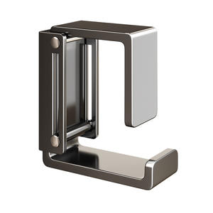 ชั้นวางของติดผนังห้องน้ำรูปปลา "สวรรค์และโลก" แบบปรับได้ พร้อมตะขอแขวนรูปทรงสี่เหลี่ยม สำหรับจัดระเบียบอ่างล้างหน้า ไม่ต้องเจาะ - Product Image 3