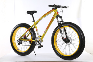 Bicicleta de montaña con suspensión completa para hombre, llanta ancha, 26x4,0 - Product Image 3