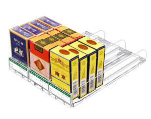 Amerikanischer Stil Breiter 6,1/6,5/7,5/8,5cm Tabakregal-Schieber Geteilte Verkaufsbox Transparente Klassifizierung für Zigaretten & Kondome - Product Image 3