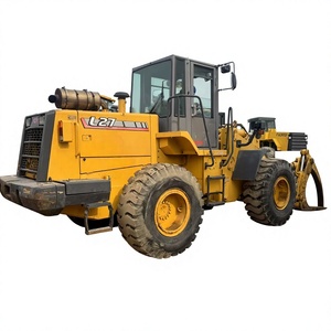Chargeuse sur pneus L27 d'occasion, modèle 2020, équipement de construction robuste, pompe hydraulique Cummins TCM, charge nominale de 7 tonnes, pneus larges pour - Product Image 1
