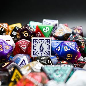 Dados Poliédricos Acrílicos D4-D20 <span class=keywords><strong>de</strong></span> Varios Estilos, Surtidos Aleatorios <span class=keywords><strong>de</strong></span> Colores, para Jugadores <span class=keywords><strong>de</strong></span> RPG - Product Image 4