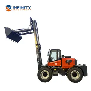 High Quality 4x4 Forklift 5 Ton Rough Terrain Forklift For Tough Condition Handling Works